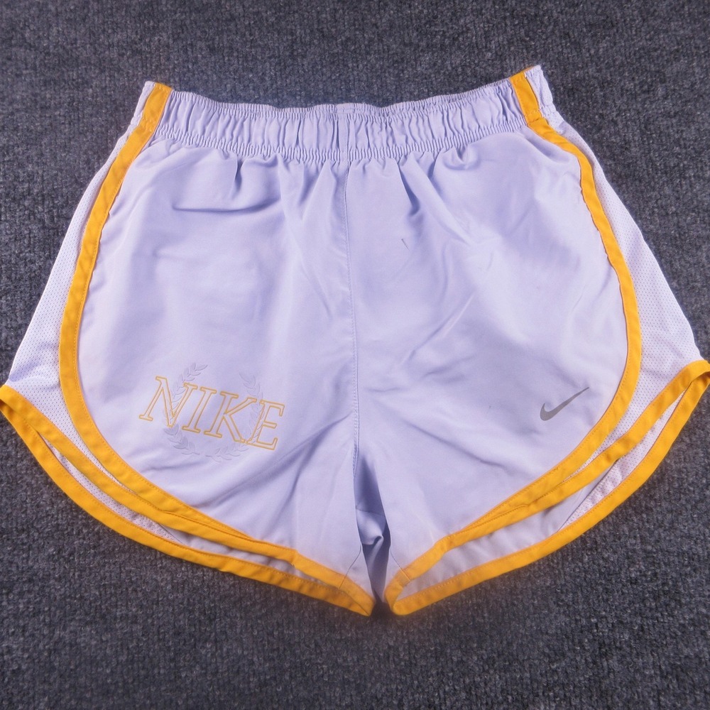 Nike Shorts Womens XS Purple 3" Running Athletic Lined Laurel Logo DX0177-536